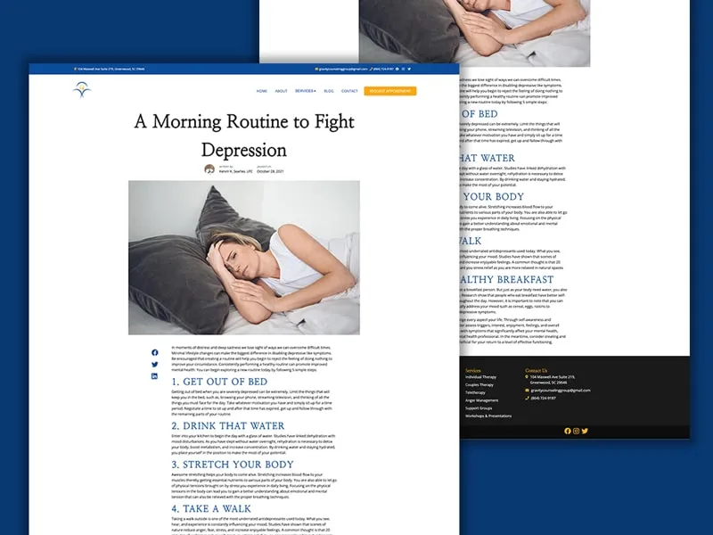 A Gravity Counseling Group blog article page