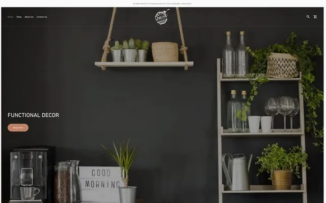 The Livish Woodwork & Decor homepage